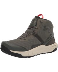 Under Armour Leather Culver Mid Wp Boot in Gray for Men - Lyst