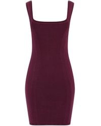 Guess - Sleeveless Square Neck Lucia Rib Dress - Lyst