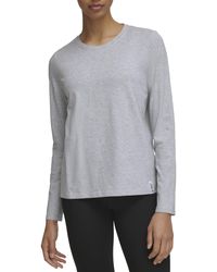 Tommy Hilfiger - Textured Jersey Long Sleeve Crew Neck - Lyst