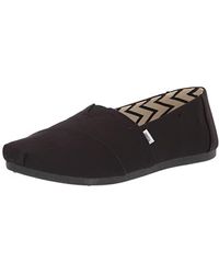 TOMS - , Alpargata Recycled Slip-on Solid Black 8.5 M - Lyst