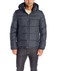 men's classic hooded puffer jacket tommy hilfiger