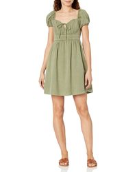 Lucky Brand - Babydoll Mini Dress - Lyst