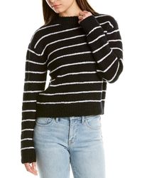 Vince - Textured Stripe Sweater - Lyst