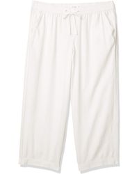 plus size white beach pants