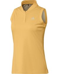 adidas - Standard Ultimate365 Tour Heat.rdy Sleeveless Polo Shirt - Lyst