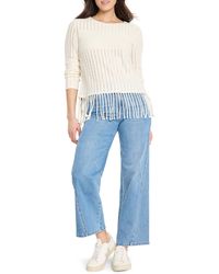 NIC+ZOE - Nic+zoe Plus Size Beach Walk Sweater - Lyst