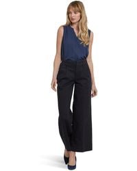 NYDJ - S Mona Wide Leg Trouser Jeans Black 14 Inseam: 30 - Lyst