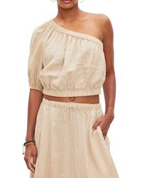 Velvet By Graham & Spencer - Laleen One Shoulder Blouse - Lyst