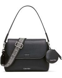 Calvin Klein - Millie 2 In 1 Flap Shoulder Bag & Crossbody - Lyst