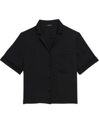 Theory - Short-sleeved Camp Shirt - Lyst