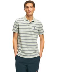 Brooks Brothers - Short Sleeve Cotton Pique Stretch Logo Polo Shirt - Lyst
