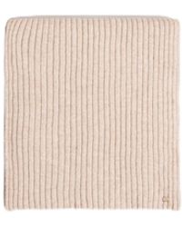 Ted Baker - Berryys Wool And Cashmere Ribbed Scarf - Lyst