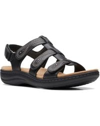 Clarks - Laurieann Vine Flat Sandal - Lyst