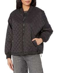 DKNY - Oversized Quilted Bomber Jacket - Lyst