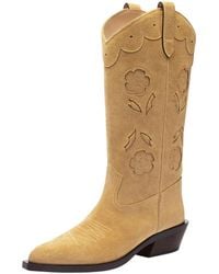 COACH - Aria Tall Cowboy Boot Fashion - Lyst