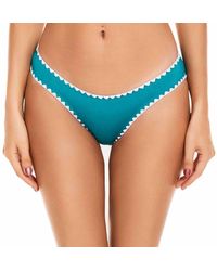 Lucky Brand - Standard Shell Stitch Hipster Bikini Bottom - Lyst