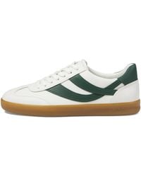 Vince - S Oasis-m Lace Up Retro Sneaker Chalk White/pine Green Leather 8 M - Lyst