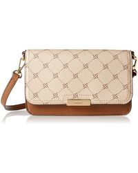 Nine West Womens Lawson Wallet On A String Crossbody - Natural
