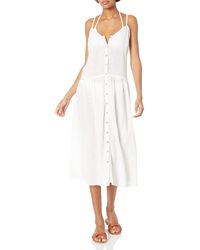 mara hoffman radial turtleneck midi dress
