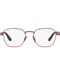 Ray-Ban - Rx6484m Scuderia Ferrari Collection Square Prescription Eyewear Frames - Lyst