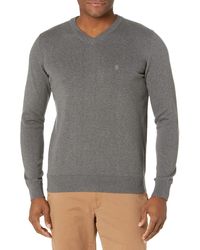 IZOD Mens Big and Tall Soft Fine Gauge V-Neck Solid Sweater Vest 45X2741 