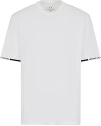 Emporio Armani - A | X Armani Exchange Logo Brand Short Sleeve T-shirt - Lyst