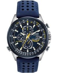Citizen - Eco-drive Blue Angels World Chronograph Atomic Timekeeping Watch With Day/date - Lyst