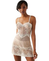 Wacoal - Women's Embrace Lace Chemise - 814191,nude/ivory,small - Lyst