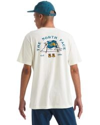 The North Face - Evolution Sky Cloud Short-sleeve Tee | Cotton Shirt With A Graphic Design - Lyst