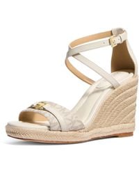 Michael Kors - Sandalo da donna dy con zeppa - Lyst