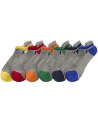 Polo Ralph Lauren - Athletic Performance Cotton Low Cut Socks-6 Pair Pack-breathable Mesh & Sport Moisture Wicking - Lyst