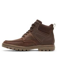 Rockport - Mens Weather Ready Moc Toe Boot – Waterproof - Size 7.5 M - Brown - Lyst