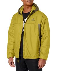 adidas Originals - Outdoor Bsc 3-stripes Puffy Hooded Jacket - Lyst