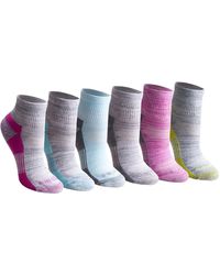 Dickies - Womens 6 Pairs Dritech Quarter Casual Sock - Lyst