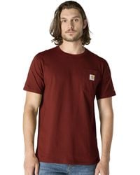 Carhartt - Force® 106652 Relaxed Fit Midweight Short Sleeve Pocket - Lyst