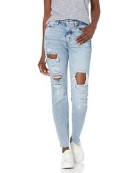 Guess - Girly Straight Leg Jean - Lyst