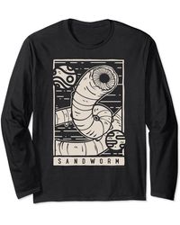 Dune - Dune Sandworm Tarot Card Long Sleeve T-shirt - Lyst