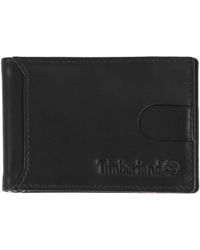 Timberland - Slim Leather Front Pocket Credit Card Holder Wallet - Lyst