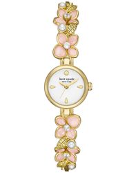 Kate Spade - Monroe Three-hand Gold-tone Stainless Steel Watch - Lyst