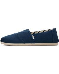 TOMS - S Alpargata Recycled Cotton Canvas Loafer Flat - Lyst