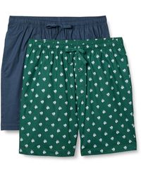 Amazon Essentials - Schlafanzug-Shorts aus Baumwollpopeline - Lyst