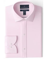 Buttoned Down Tailored-fit Button Collar Pinpoint Non-iron Dress - Pink