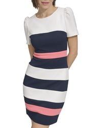Tommy Hilfiger - Dresses,ivory/sky Captain/sherbet,6 - Lyst