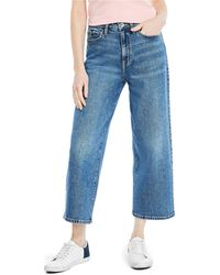 Nautica - Jeans Co. High Rise Wide Leg Crop Denim - Lyst
