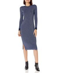 Scotch & Soda - Rent The Runway Pre-loved Lurex Knitted Midi Dres - Lyst