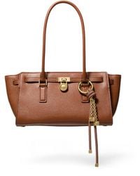 Michael Kors - Hamilton Small Shoulder Tote With Charm - Lyst