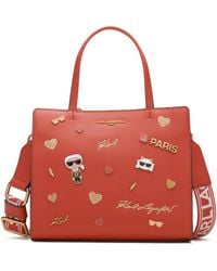 Karl Lagerfeld - Paris Maybelle Satchel Handbag - Lyst