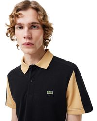 Lacoste - Regular Fit Short Sleeve Color Blokced Polo Shirt - Lyst