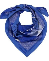 COACH - Limited Edition Tabby Printed Silk Square Scarf - Lyst