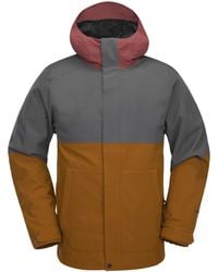 Volcom - Brighton Full Zip Jacket Caramel S5 L - Lyst